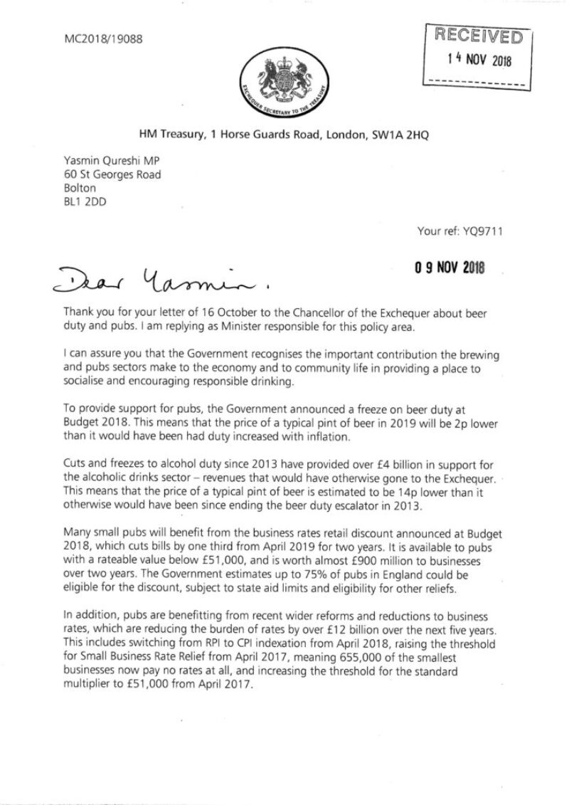 Reply from Robert Jenrick Part 1