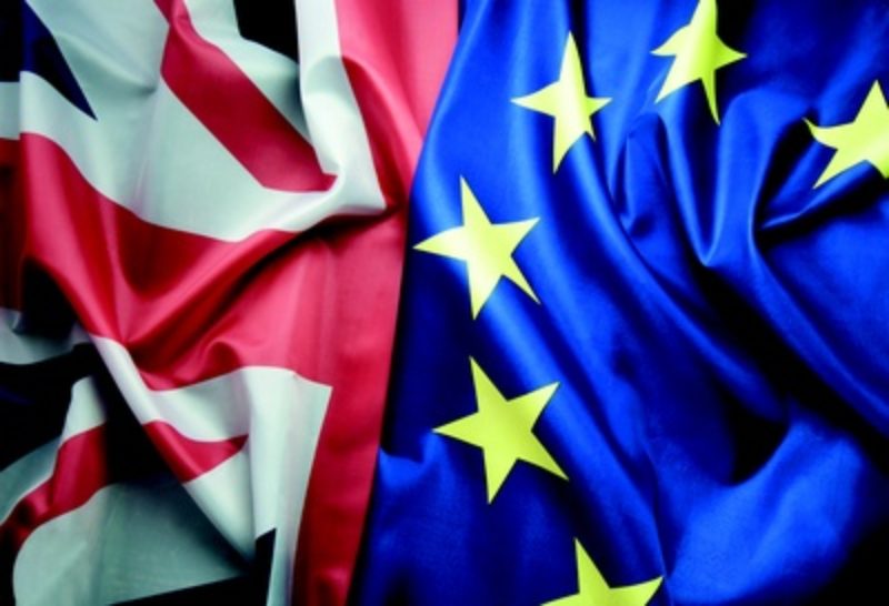 Picture of Union Flag and EU Flag
