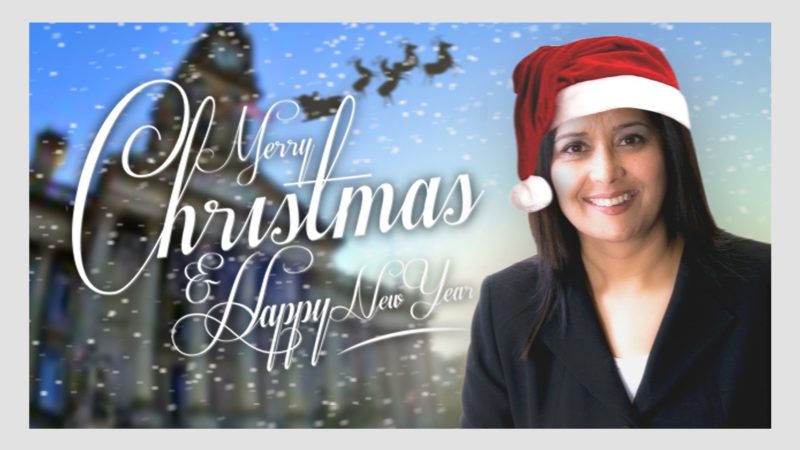 Christmas greetings from Yasmin