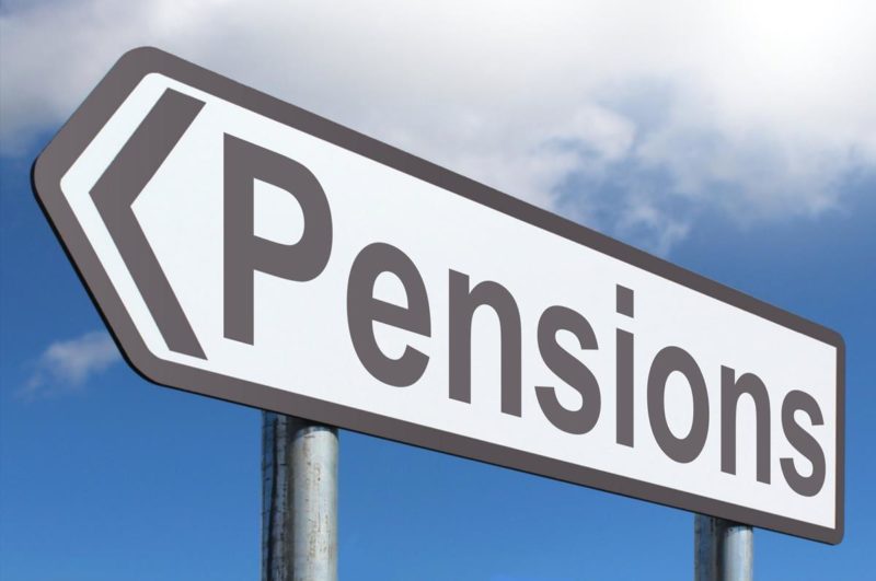 Pension Sign 