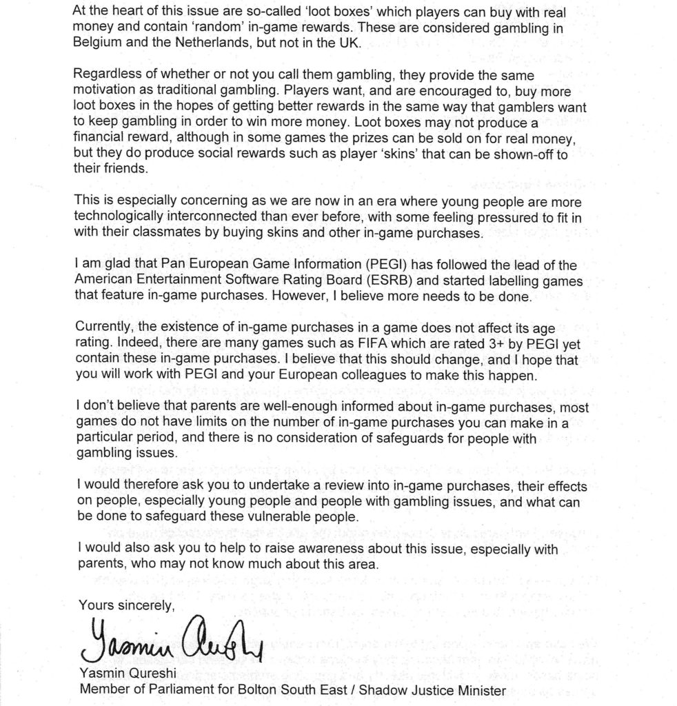 Letter to Nicky Morgan Part 2