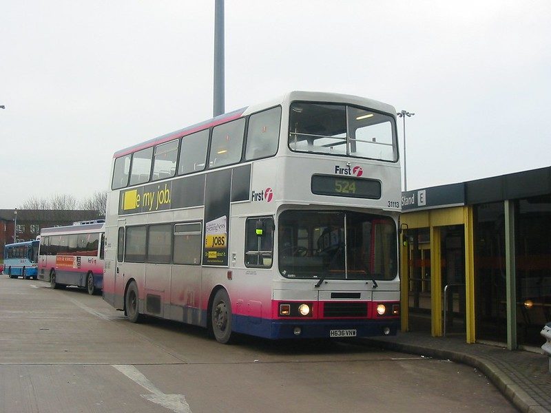 Bus at Bolton Bus Station 