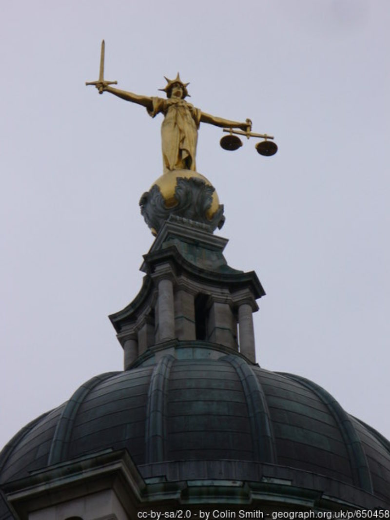 Scales of Justice - Old Bailey