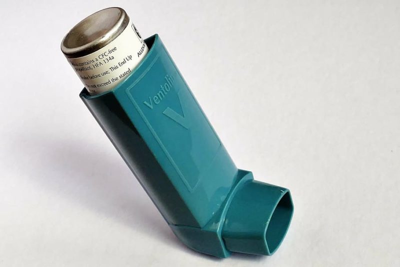 Asthma inhaler.