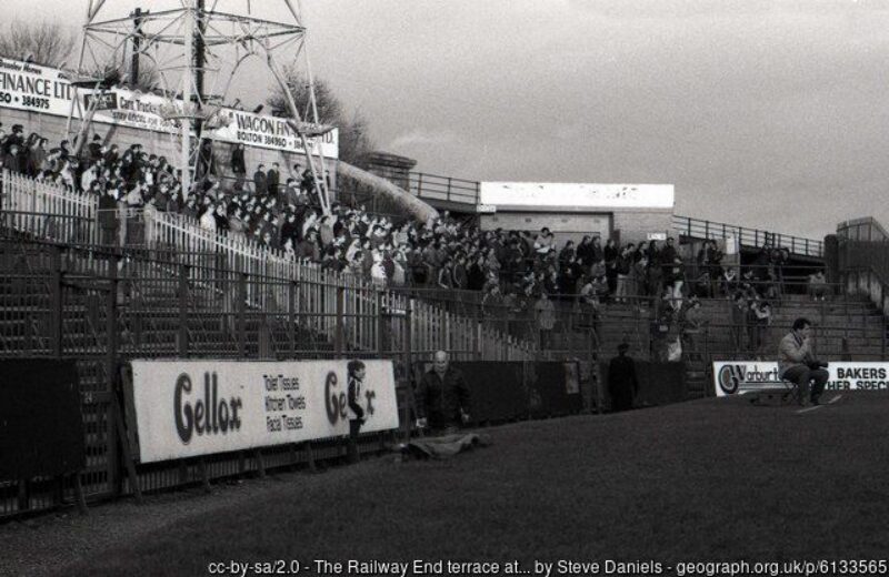 Railway End at Burnden Park
